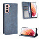 Flip Cover Samsung Galaxy S21 Plus 5G Vintage-Leder-Effekt Stilisiert