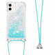 iPhone 12 Mini Cover Glitter und Kordel