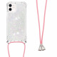 iPhone 12 Mini Cover Glitter und Kordel