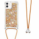 iPhone 12 Mini Cover Glitter und Kordel