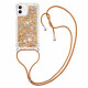 iPhone 12 Mini Cover Glitter und Kordel