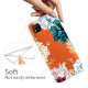 Xiaomi Redmi 9C Transparent Aquarell Blumen Cover