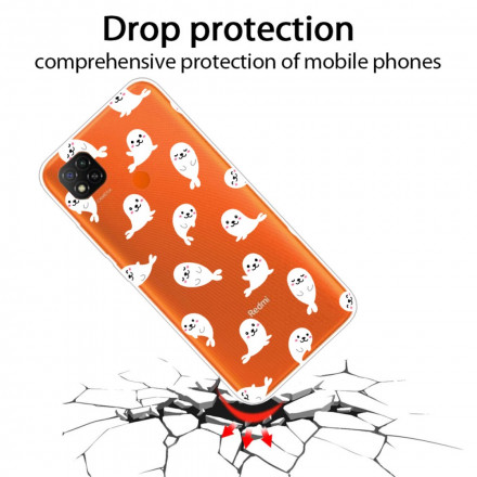 Xiaomi Redmi 9C Otaries Fun Cover