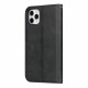 Flip Cover iPhone 11 Pro Lederoptik Zweifarbig mit Riemen