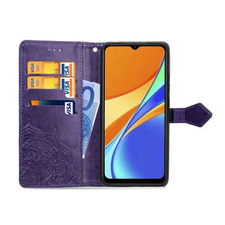 Xiaomi Redmi 9C Mandala Mittelalter Tasche