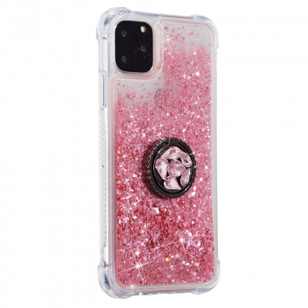 iPhone 11 Pro Max Glitter Cover mit Ringhalter