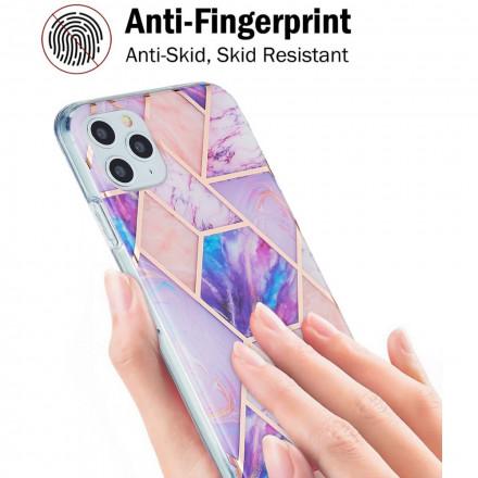 iPhone 11 Pro Max Silikonhülle Marmor Geometrie
