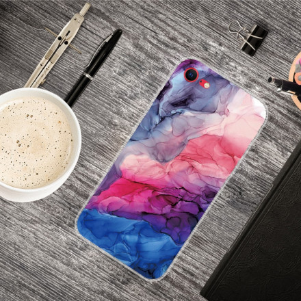 iPhone SE 2 / 8 / 7 Cover Marmor Farbig