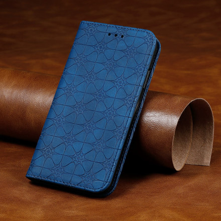 Flip Cover iPhone XR Barocke Blumen Flip Cover iPhone XR Barocke Blumen