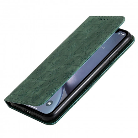 Flip Cover iPhone XS Max Barocke Blumen