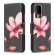 Hülle Samsung Galaxy A52 4G / A52 5G Blume Rosa