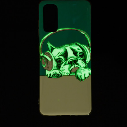 Samsung Galaxy A52 4G / A52 5G Cover Hund Fluoreszierend