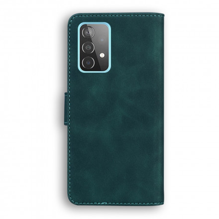 Hülle Samsung Galaxy A52 4G / A52 5G Style Vintage Leder Nähen