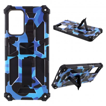 Samsung Galaxy A72 4G / A72 5G Camouflage Cover Abnehmbare Halterung