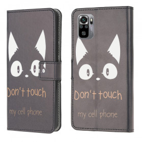 Xiaomi Redmi Note 10 / Note 10s Don't Touch My Cell Phone Hülle