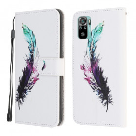 Xiaomi Redmi Note 10 / Note 10s Hülle Feder mit Riemen