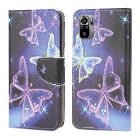 Xiaomi Redmi Note 10 / Note 10s Hülle Butterflies