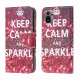 Xiaomi Redmi Note 10 / Note 10s Hülle Keep Calm and Sparkle