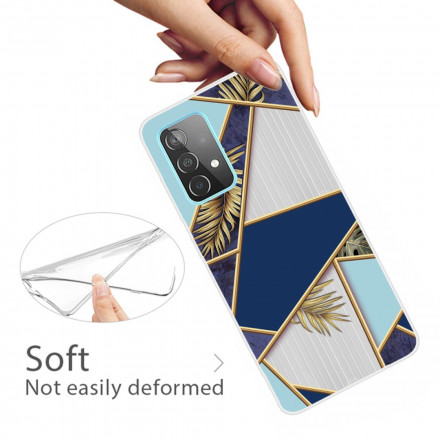 Samsung Galaxy A32 4G Cover Marmor Geometrisch Variabel
