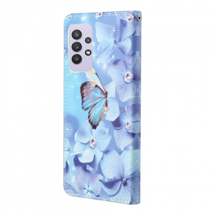 Samsung Galaxy A32 4G Diamond Butterflies RiemenHülle