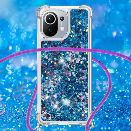 Xiaomi Mi 11 Glitter Kordel Cover