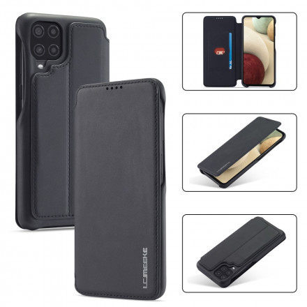 Flip Cover Samsung Galaxy A12 LC.IMEEKE Lederoptik