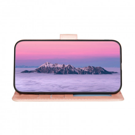 Xiaomi Redmi Note 10 / Note 10s Style Leder Tasche Monochrom