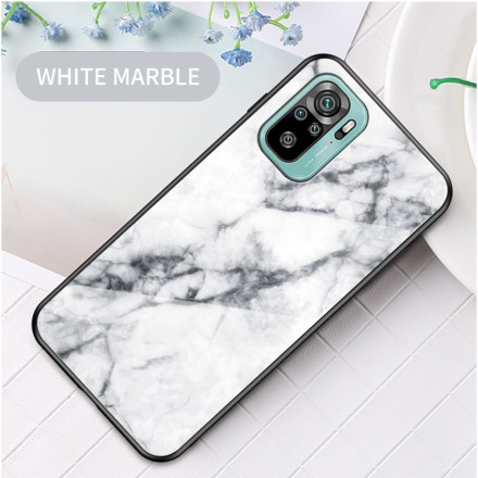 Xiaomi Redmi Note 10 / Note 10s Hülle aus gehärtetem Glas Marble Colors