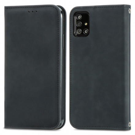 Flip Cover Samsung Galaxy A51 5G Kunstleder Vintage Flip Cover Samsung Galaxy A51 5G Kunstleder Vintage