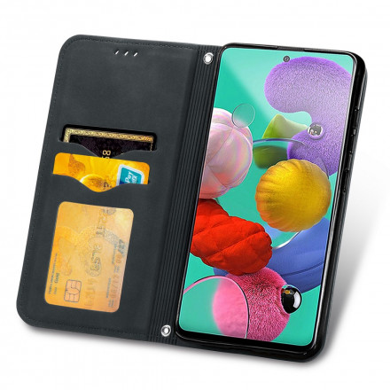 Flip Cover Samsung Galaxy A51 5G Kunstleder Vintage Flip Cover Samsung Galaxy A51 5G Kunstleder Vintage