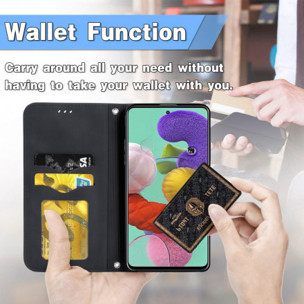 Flip Cover Samsung Galaxy A51 5G Kunstleder Vintage Flip Cover Samsung Galaxy A51 5G Kunstleder Vintage