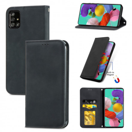 Flip Cover Samsung Galaxy A51 5G Kunstleder Vintage Flip Cover Samsung Galaxy A51 5G Kunstleder Vintage