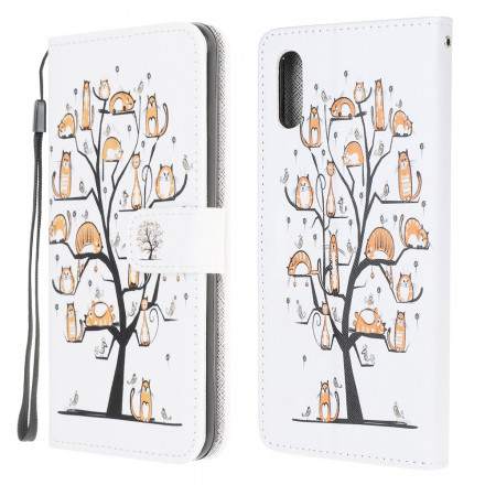 Samsung Galaxy XCover 5 Funky Cats Tasche mit Riemen