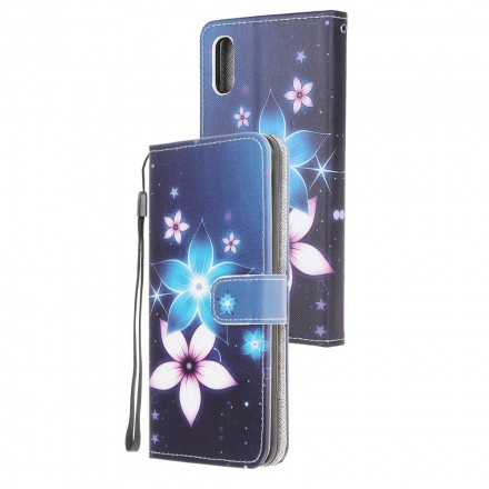 Samsung Galaxy XCover 5 Lunar Flowers Riemchen Tasche