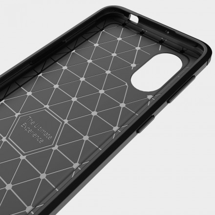 Samsung Galaxy XCover 5 Kohlefaser Cover Gebürstet