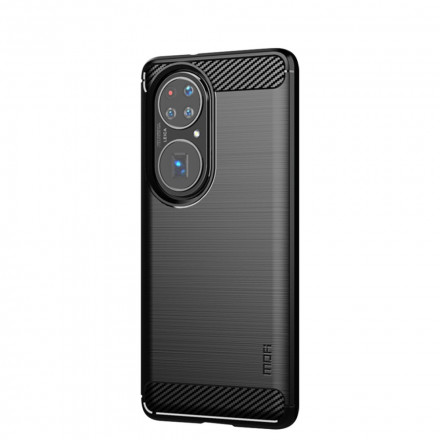 Huawei P50 Pro Kohlefaser Cover Gebürstet MOFI Huawei P50 Pro Kohlefaser Cover Gebürstet MOFI