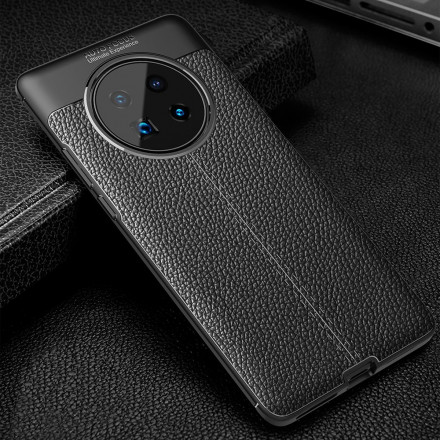 Huawei Mate 40 Pro Cover Lederoptik Litschi Double Line