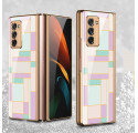 Samsung Galaxy Z Fold2 Panzerglas Cover Buntes Design GKK