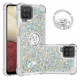 Samsung Galaxy A12 / M12 Glitter Cover mit Ringhalter