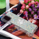 Samsung Galaxy A12 / M12 Glitter Cover mit Ringhalter