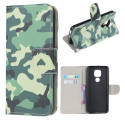 Moto G9 Play Camouflage Military Tasche