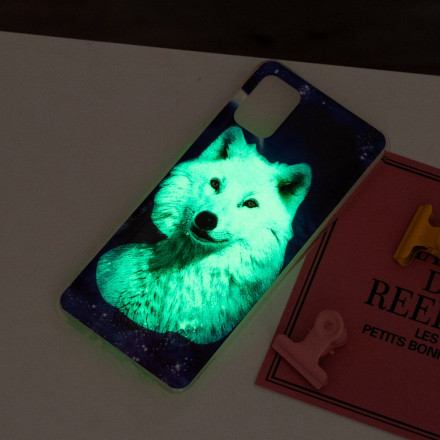 Samsung Galaxy A32 4G Series Wolf Cover Fluoreszierend