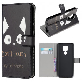 Hülle Moto G9 Play Don't Touch My Cell Phone