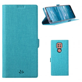 Flip Cover Moto G9 Play strukturiert VILI DMK