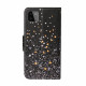 Samsung Galaxy A22 5G Hülle Sterne und Pailletten mit Lanyard