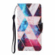 Samsung Galaxy A22 5G Marmor Tasche mit Lanyard