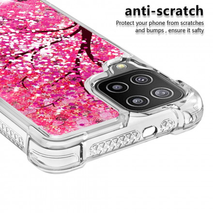 Samsung Galaxy A22 4G Baum Glitzer Cover