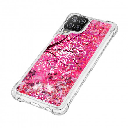 Samsung Galaxy A22 4G Baum Glitzer Cover