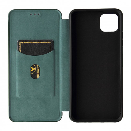 Flip Cover Samsung Galaxy A22 5G Kohlefaser