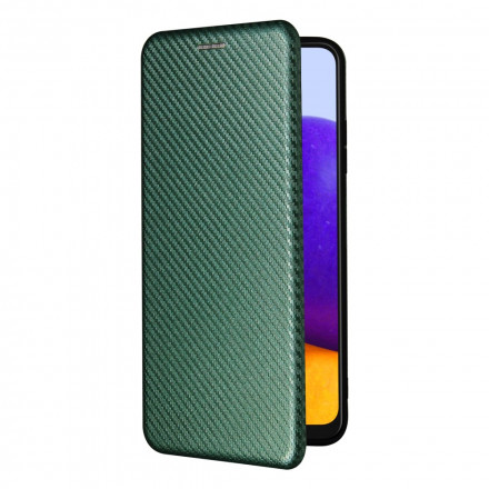 Flip Cover Samsung Galaxy A22 5G Kohlefaser